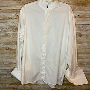 Brandolini White Dress Shirt Size 17